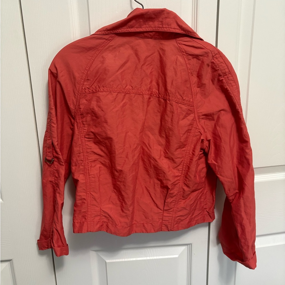 CAbi Red Utility Jacket Lightweight Casual Style - Picture 4 of 6